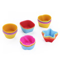 Durable baking mold silicone muffin cup heat-resistant, non-sticky, easy to clean and safe food-grade silicone cake mold